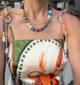 Handmade Natural Stone Beaded Necklace