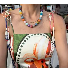 Handmade Natural Stone Beaded Necklace