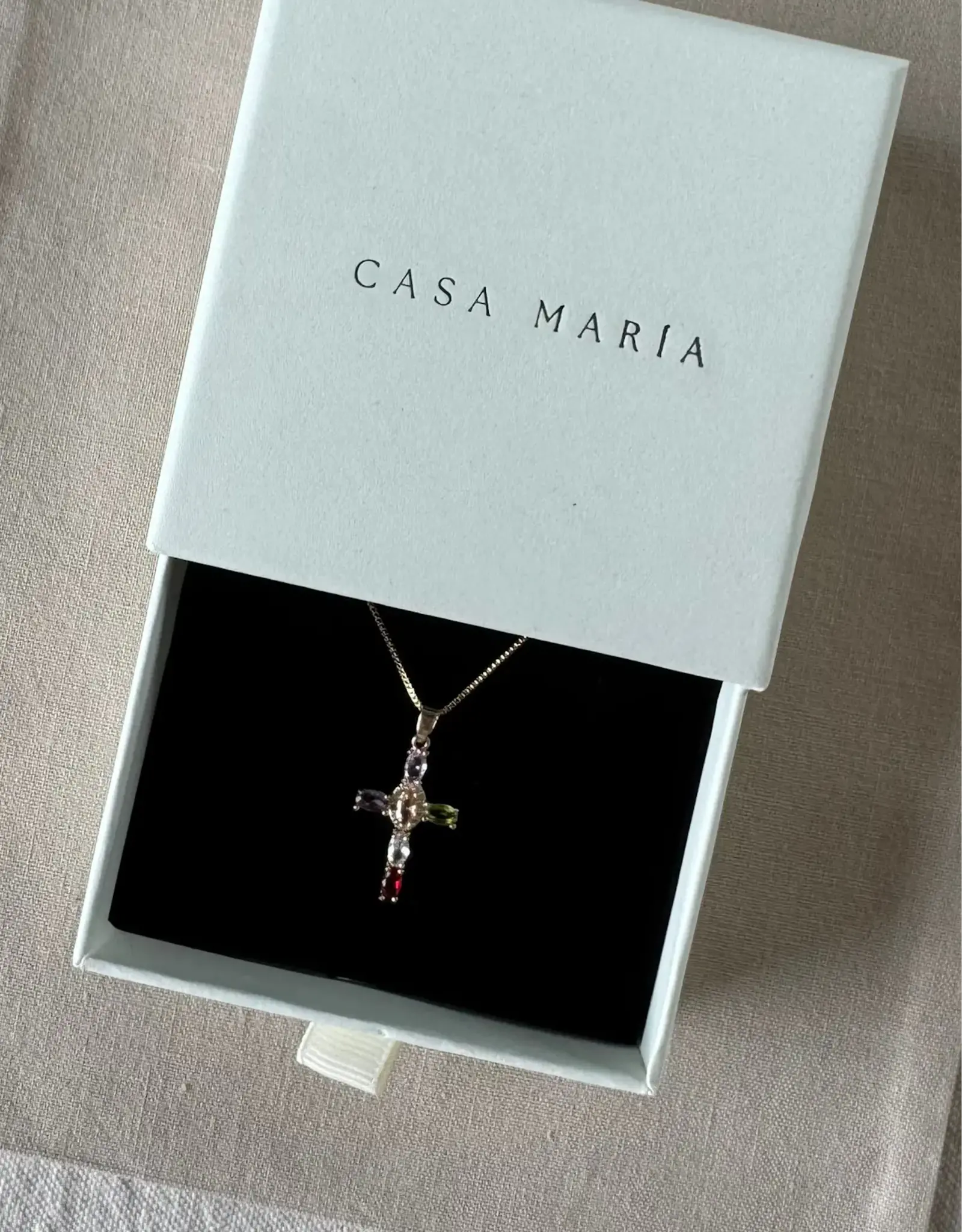 Colourful Cz Cross