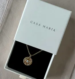 Rope Chain + Eye Cz Charm