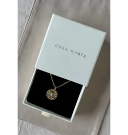 Rope Chain + Eye Cz Charm