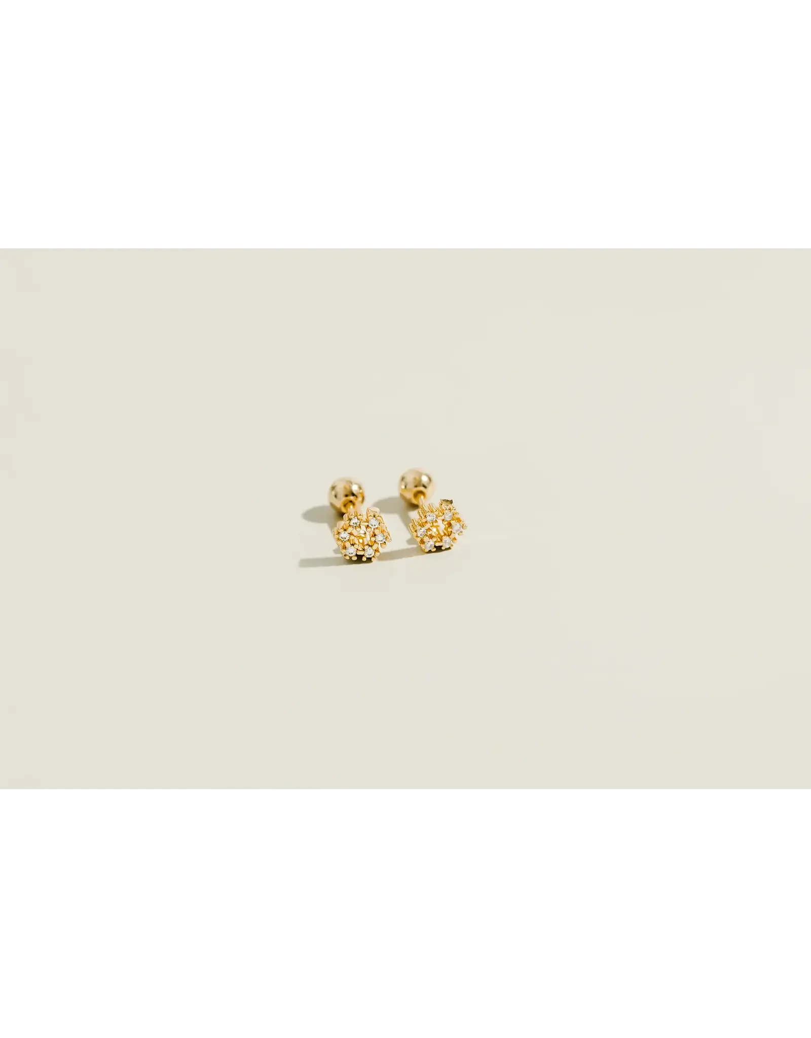 Flower Zirconia Studs