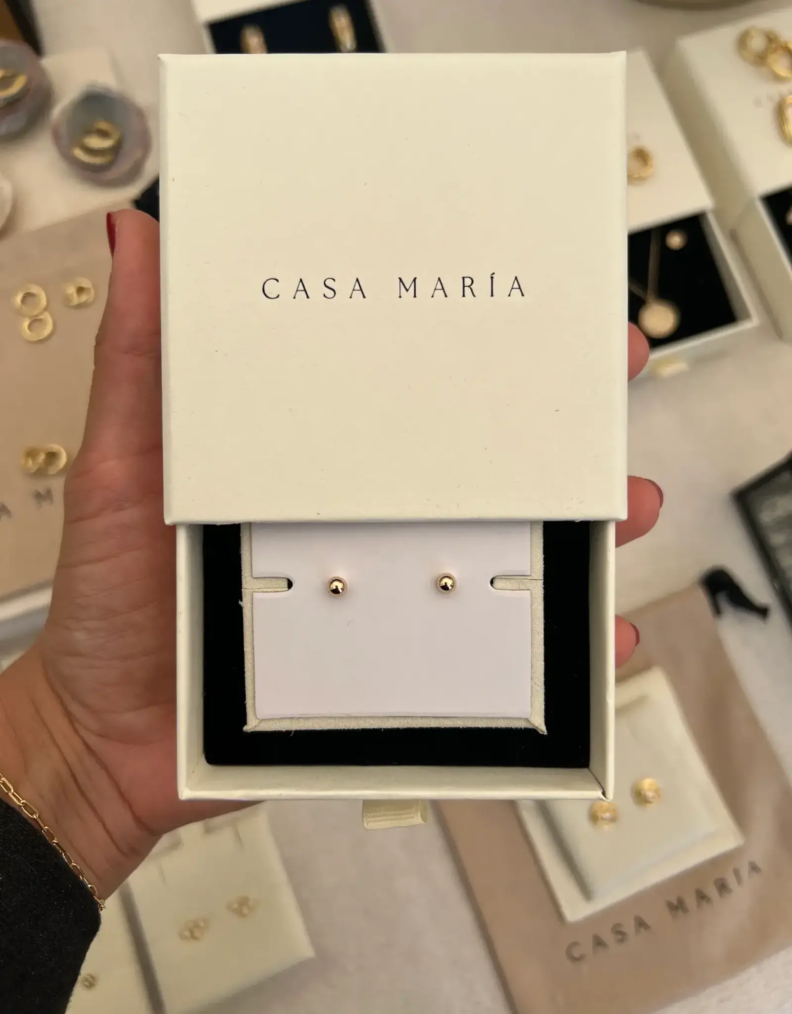 Flower Zirconia Studs