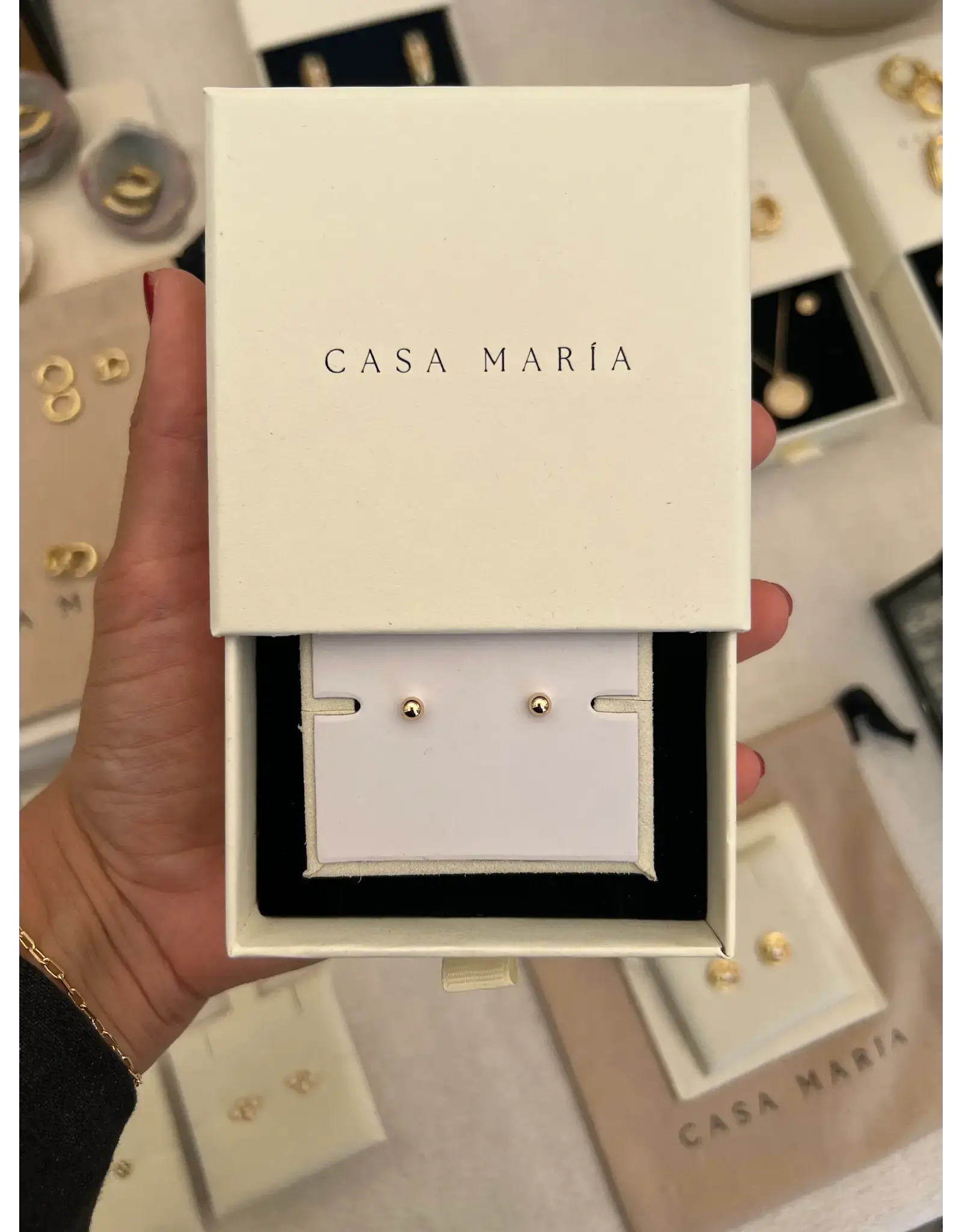 Flower Zirconia Studs