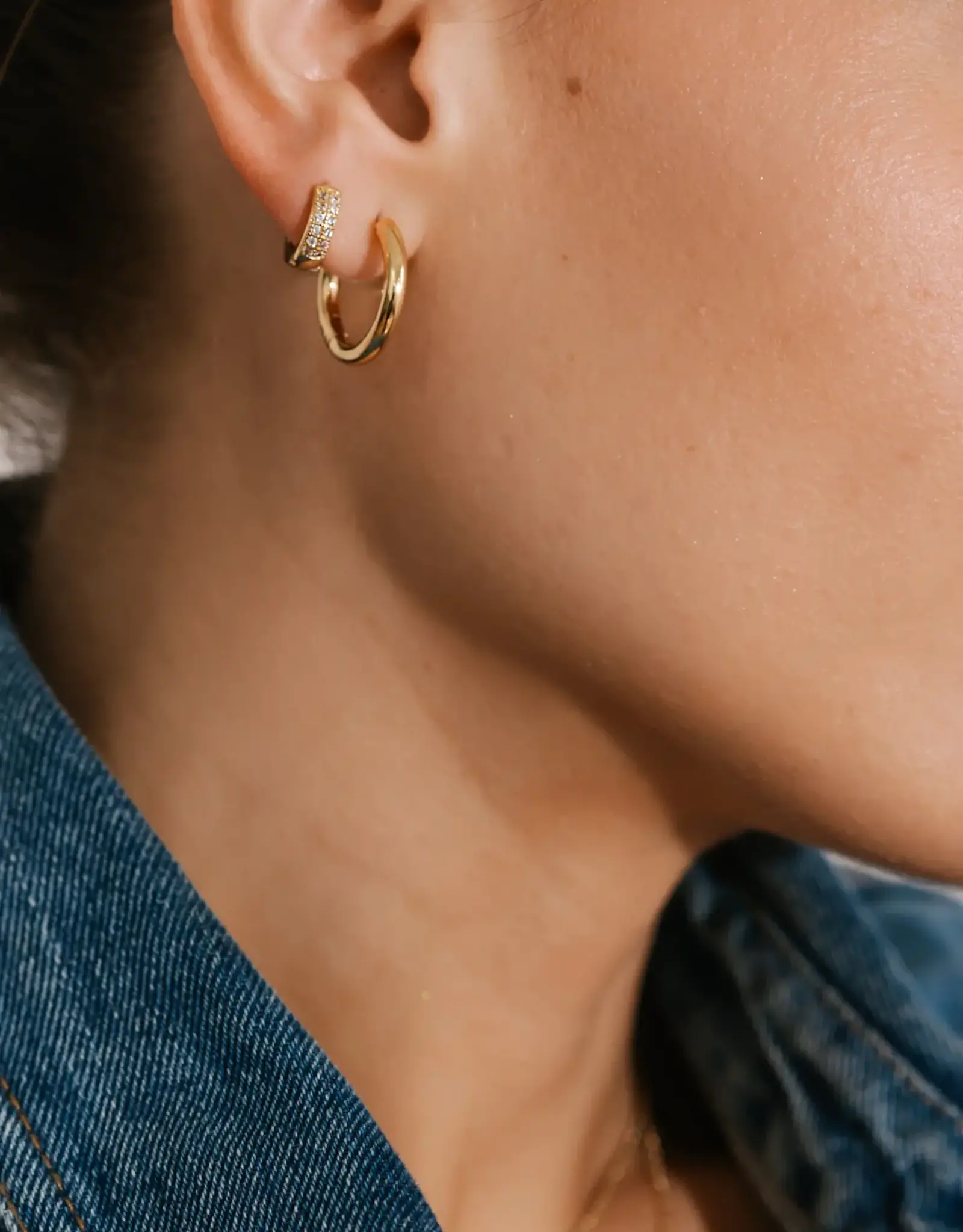 Gold Classic Hoops