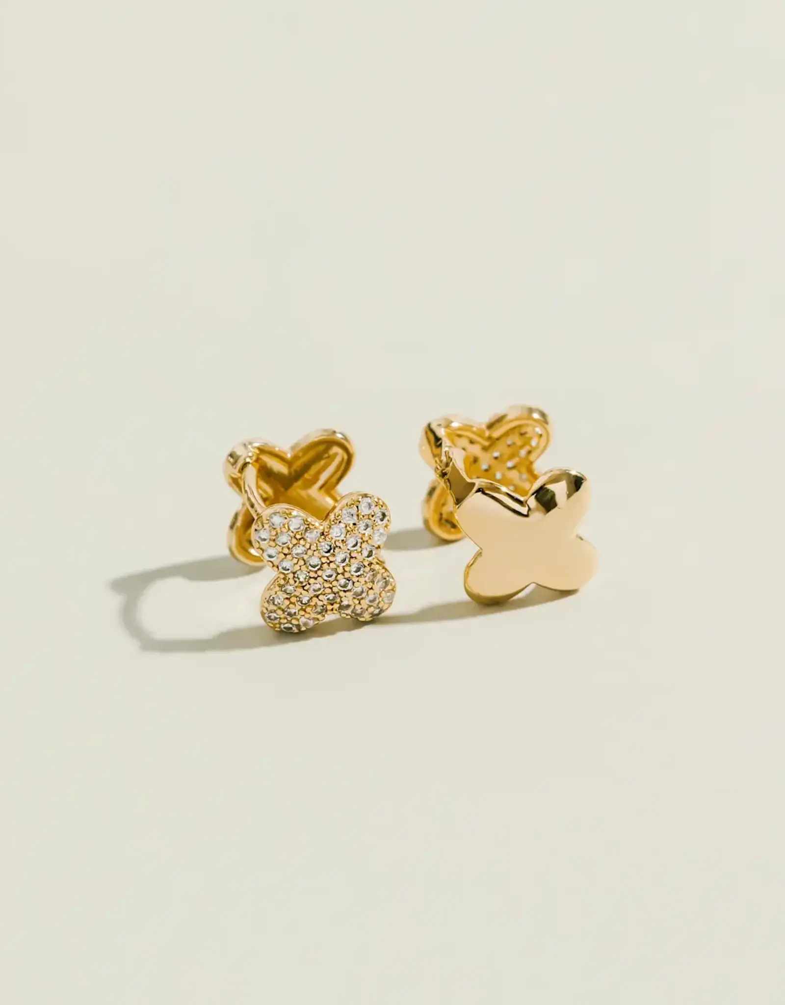 Clove Cz Hoops - reversible
