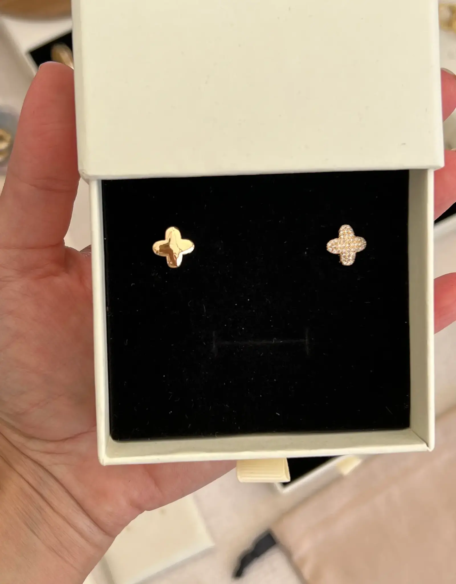 Clove Cz Hoops - reversible