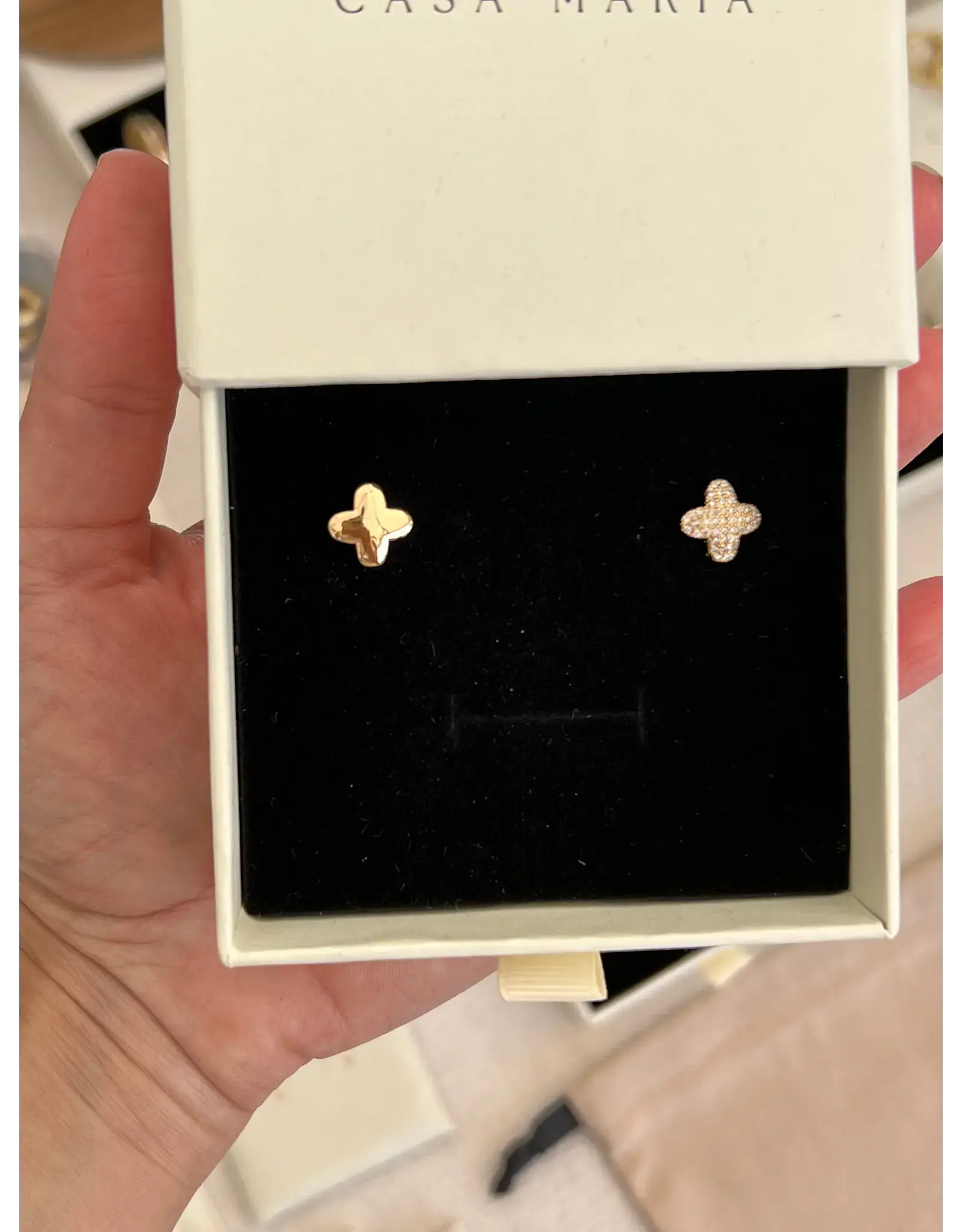 Clove Cz Hoops - reversible