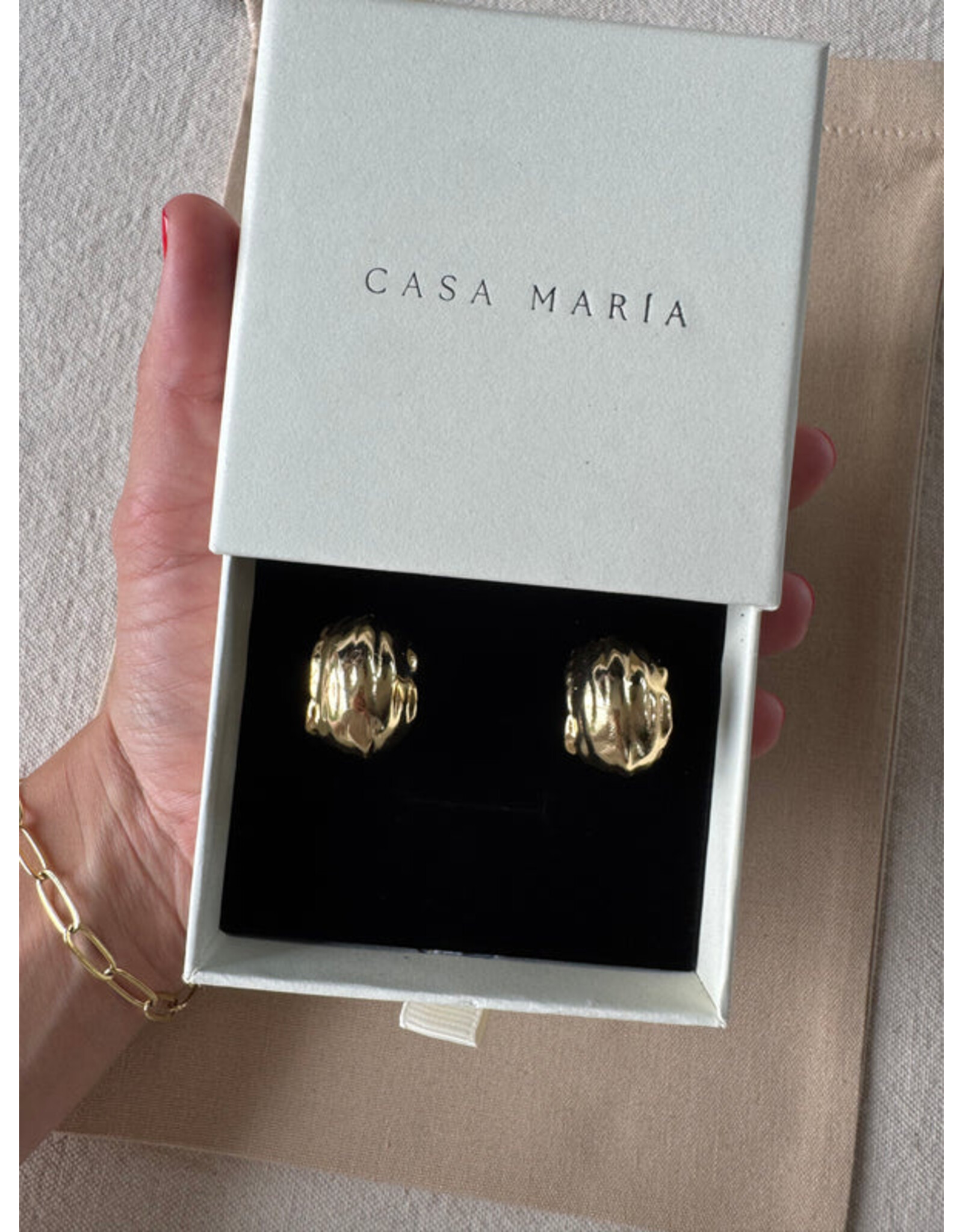 Palm Leaf Earrings