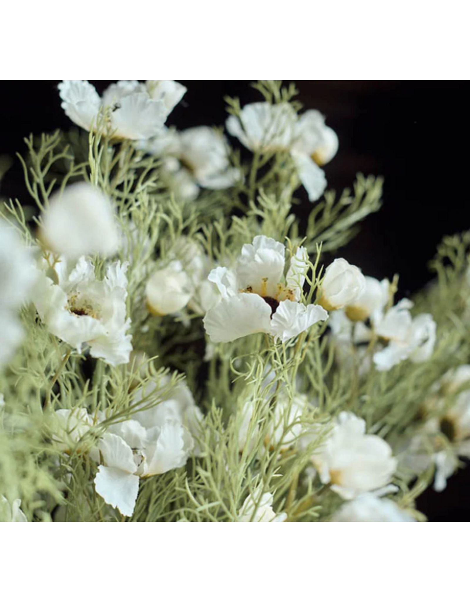 Cosmos Cream Faux Floral