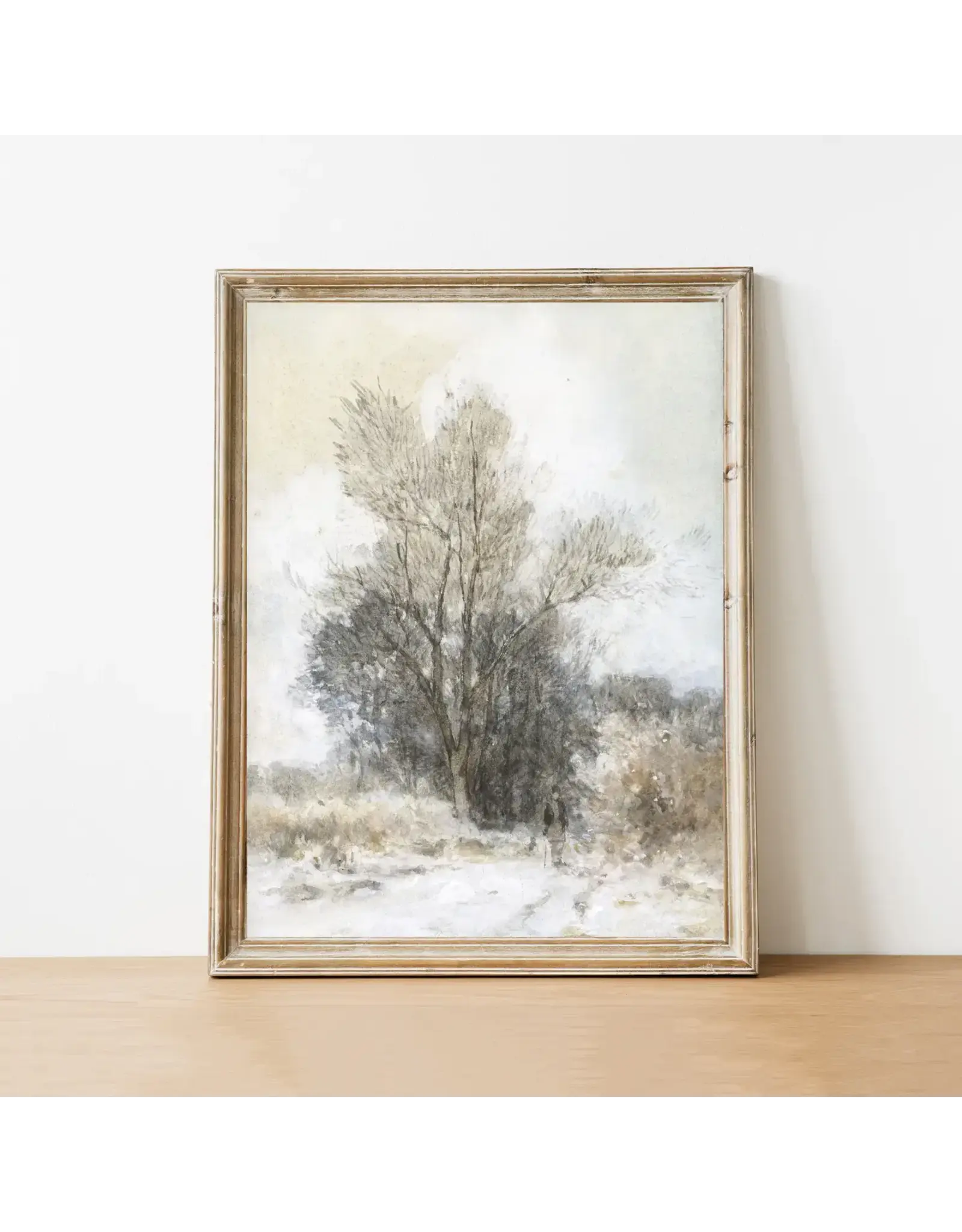Vintage Art Print Winter