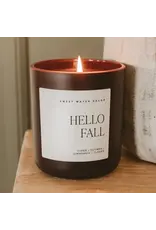 Hello Fall 15 oz Candle, Matte Jar