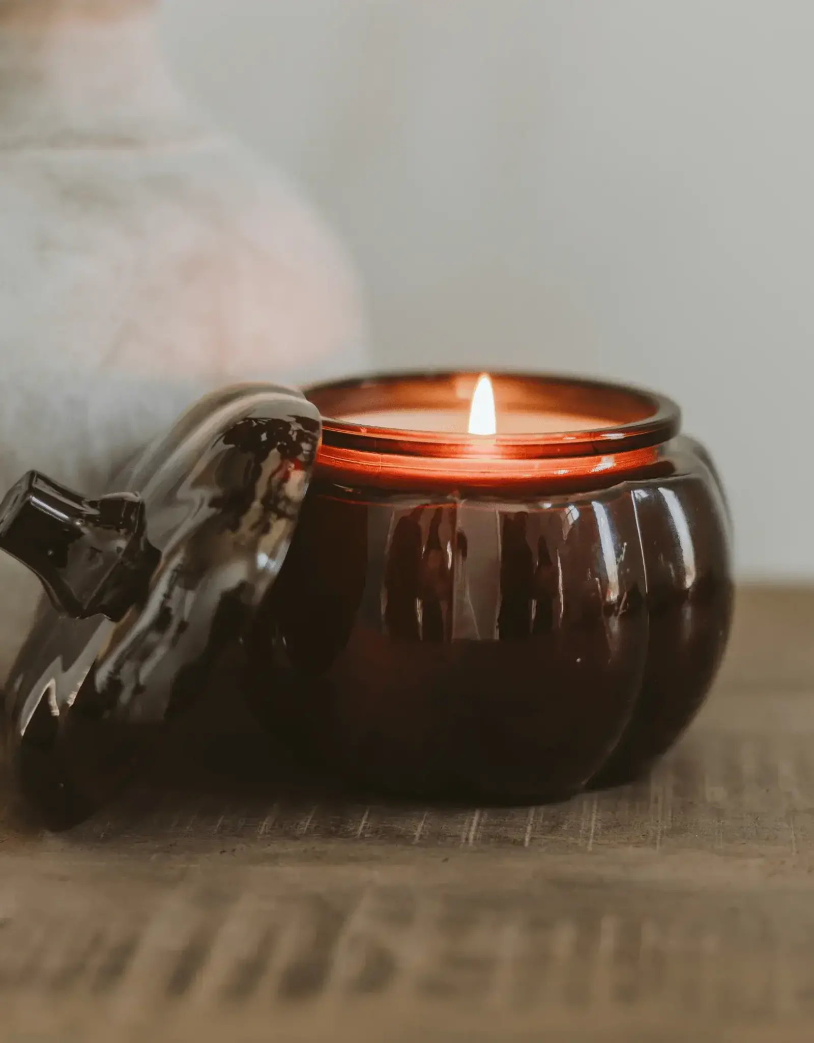 Hello Fall Soy Candle - 20oz Pumpkin Jar