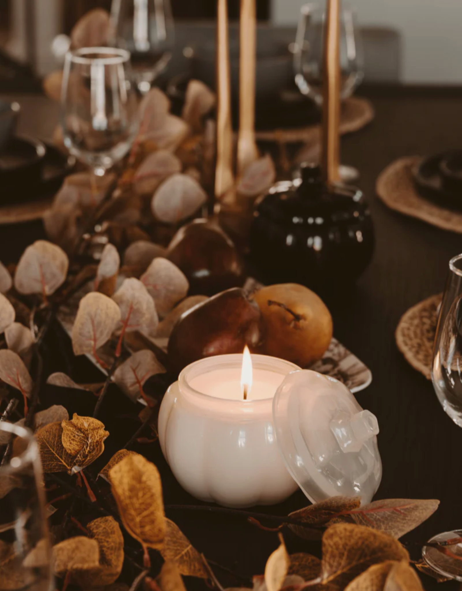 Warm and Cozy Soy Candle - 20oz Pumpkin Jar