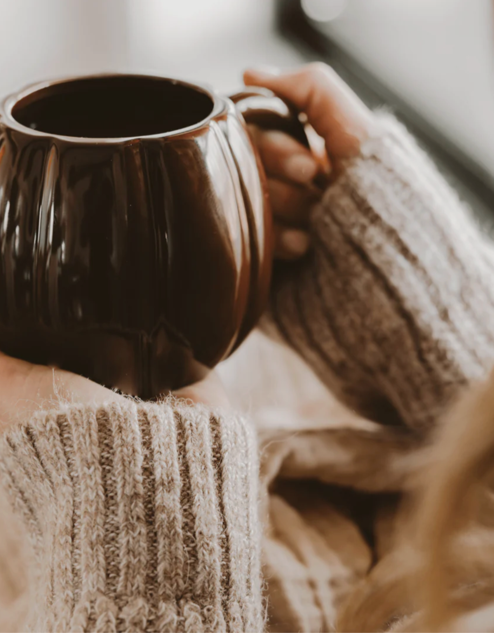 Brown Pumpkin 19 oz Mug