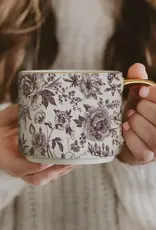 Brown Delft Coffee Mug