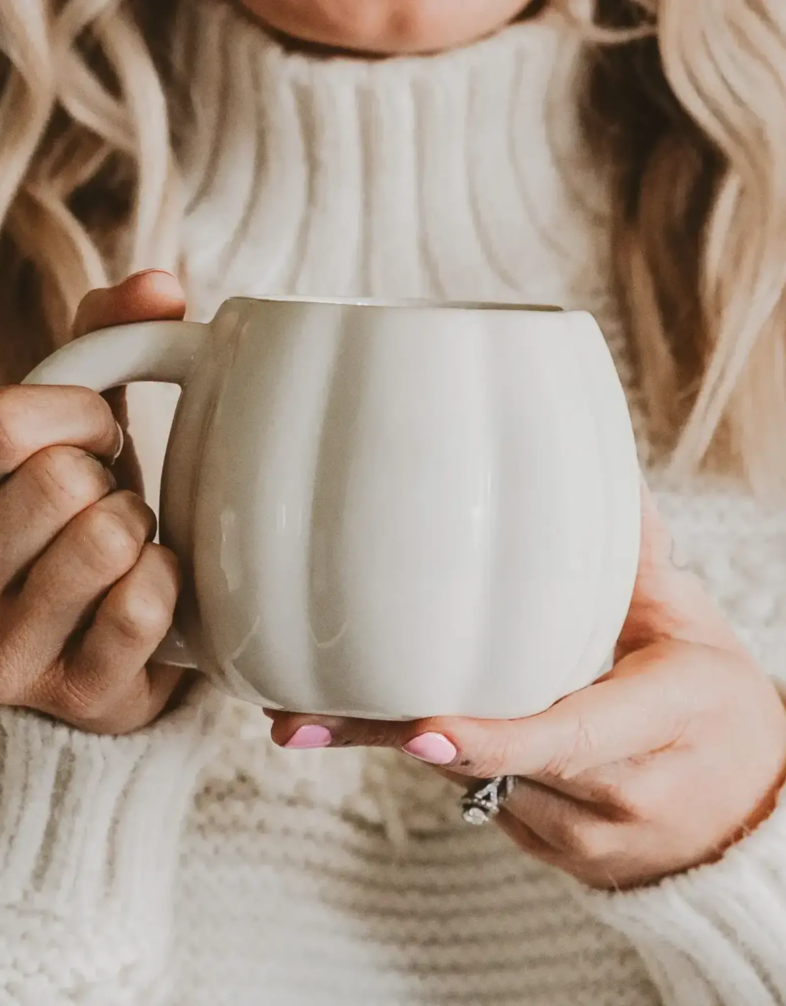 Cream Pumpkin 19 oz Mug