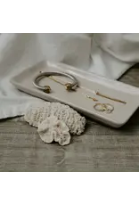 Cream Stoneware Tray