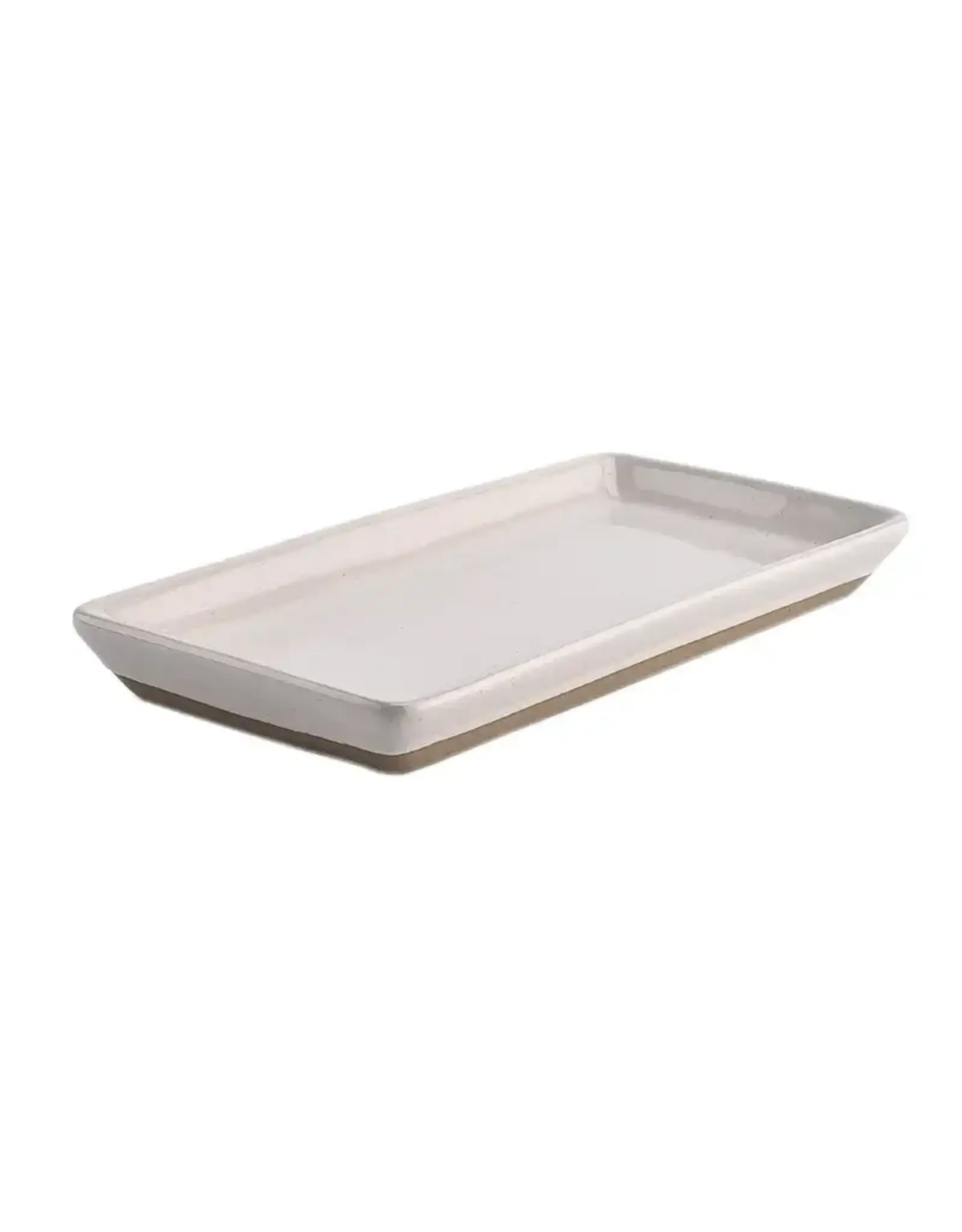 Cream Stoneware Tray
