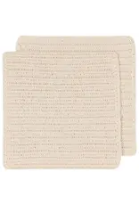 Homespun Natural Crocheted Dishcloths S/2