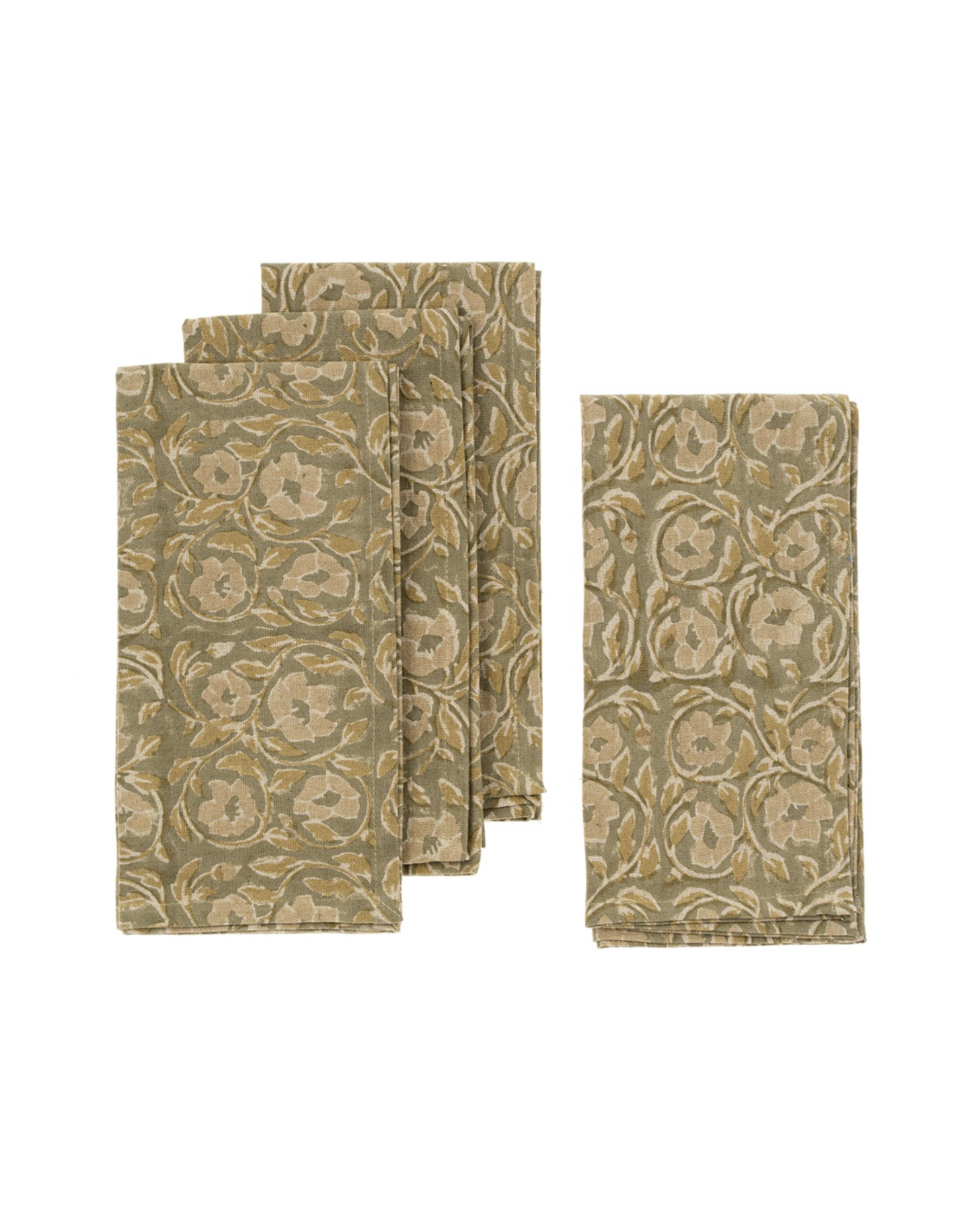 Lata Block Print Napkins S/4