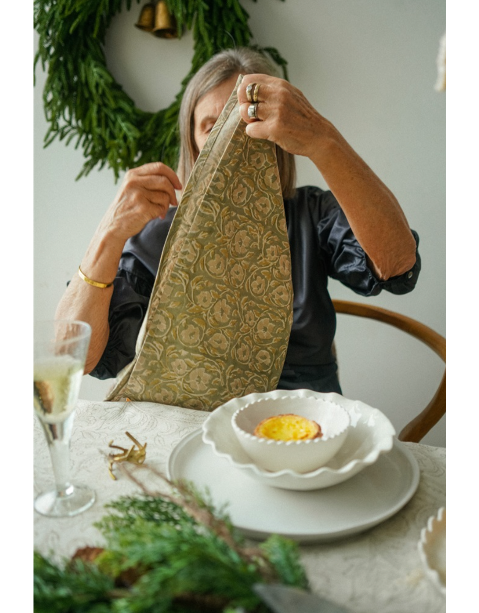 Lata Block Print Napkins S/4