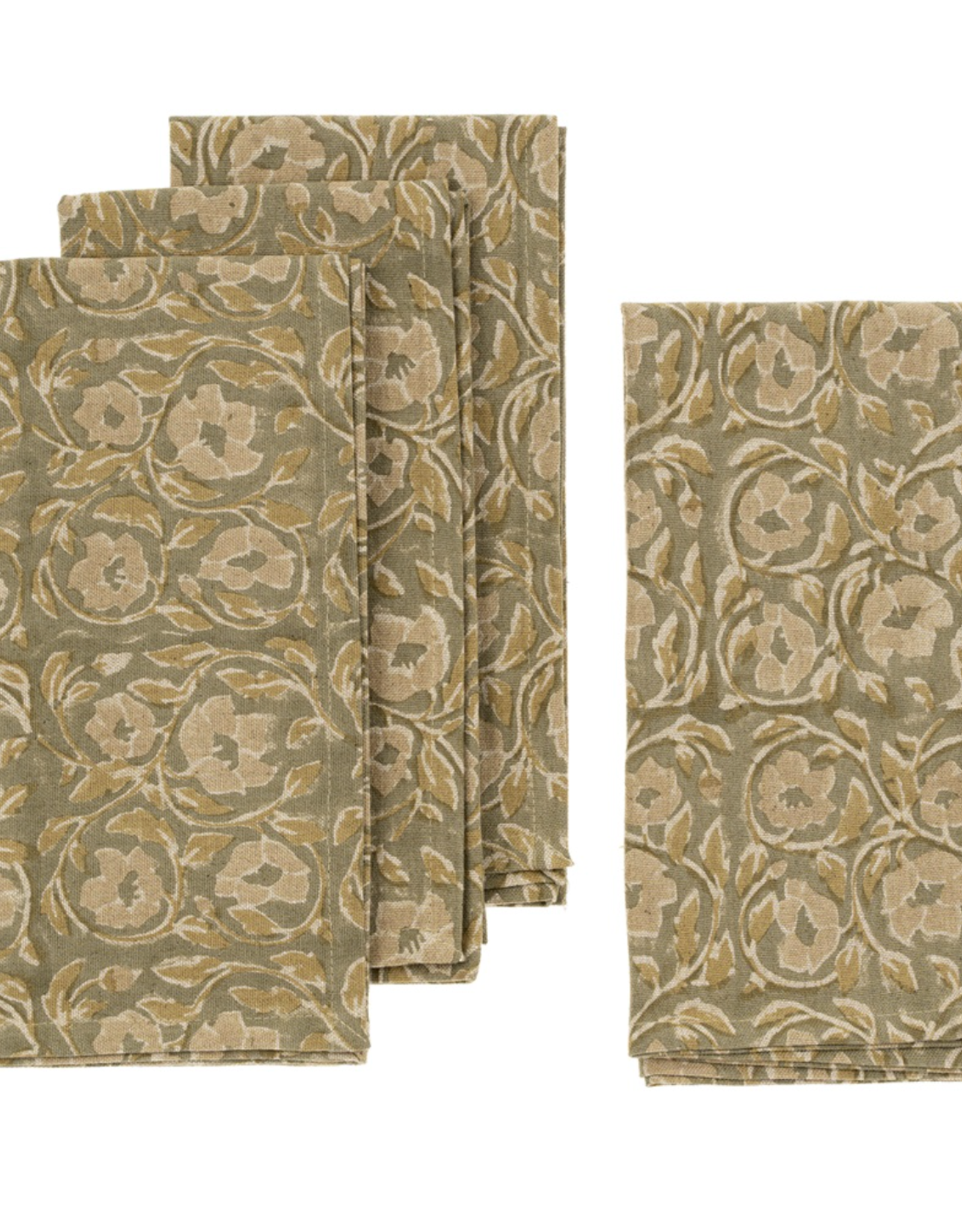 Lata Block Print Napkins S/4