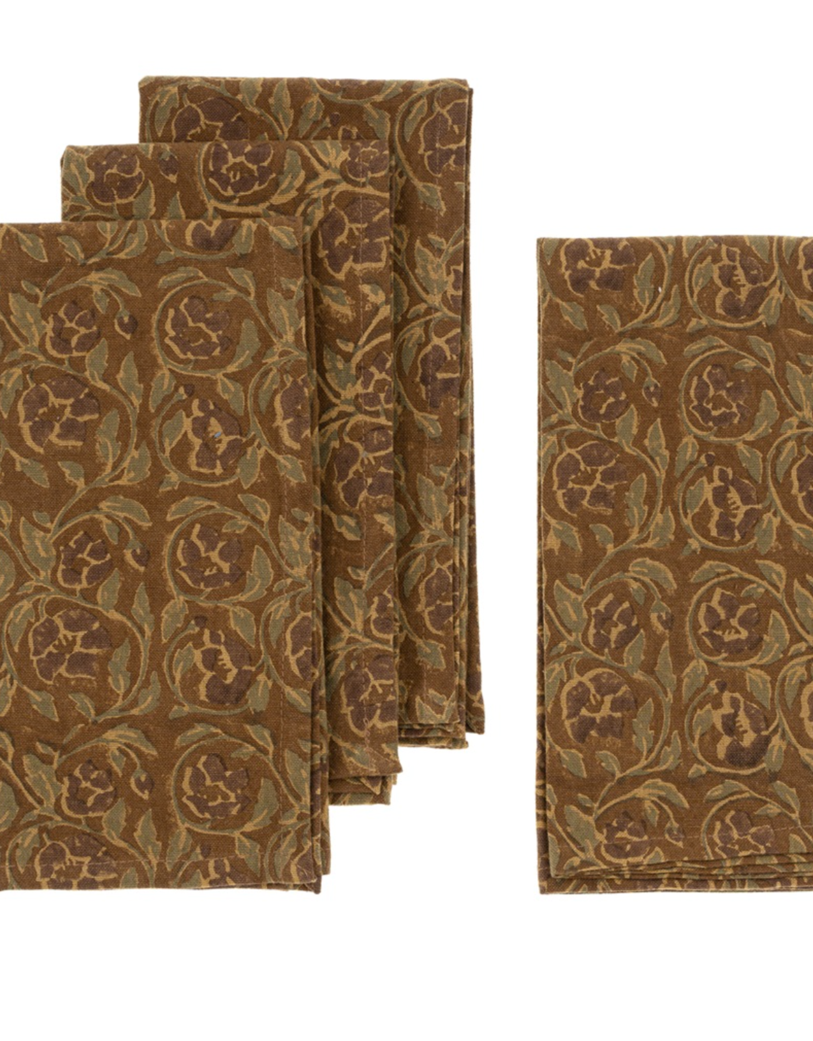 Mayur Block Print Napkins S/4