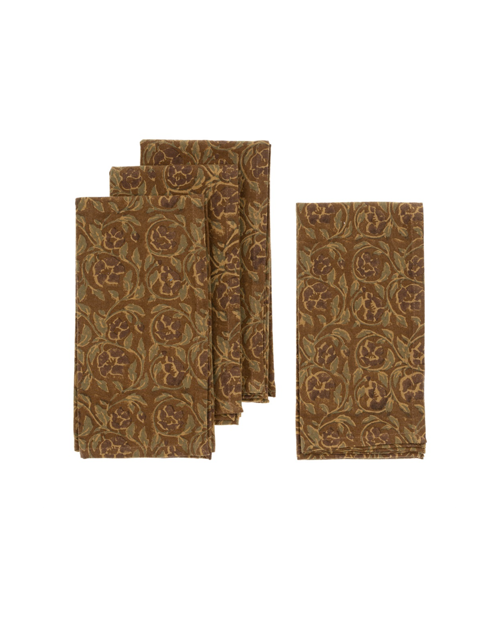 Mayur Block Print Napkins S/4