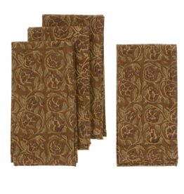 Mayur Block Print Napkins S/4