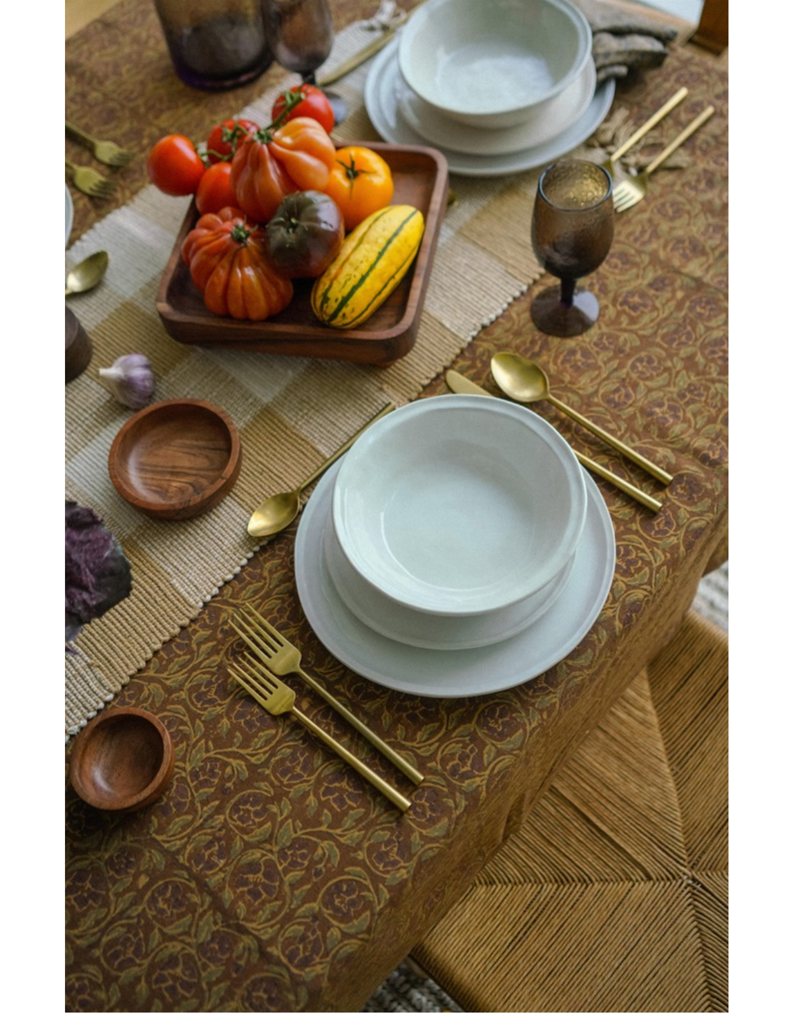 Mayur Block Print Tablecloth