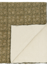 Lata Block Print Sherpa Throw Lata Block Print Sherpa Throw
