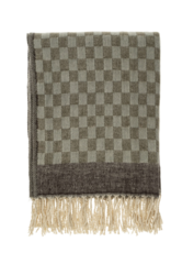 Checkered Jacquard Throw, Dawn Checkered Jacquard Throw, Dawn