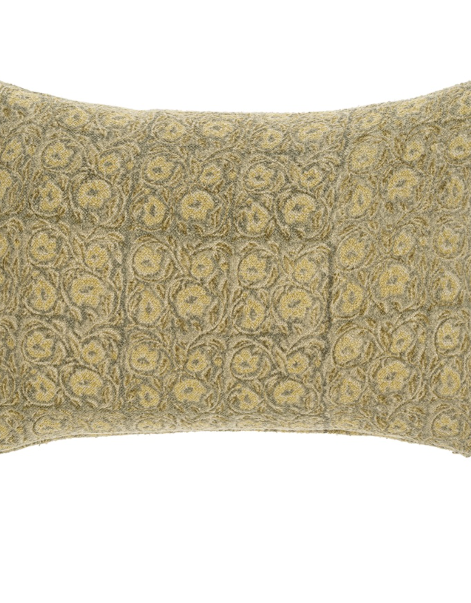 16x24 Lata Block Print Boucle Pillow