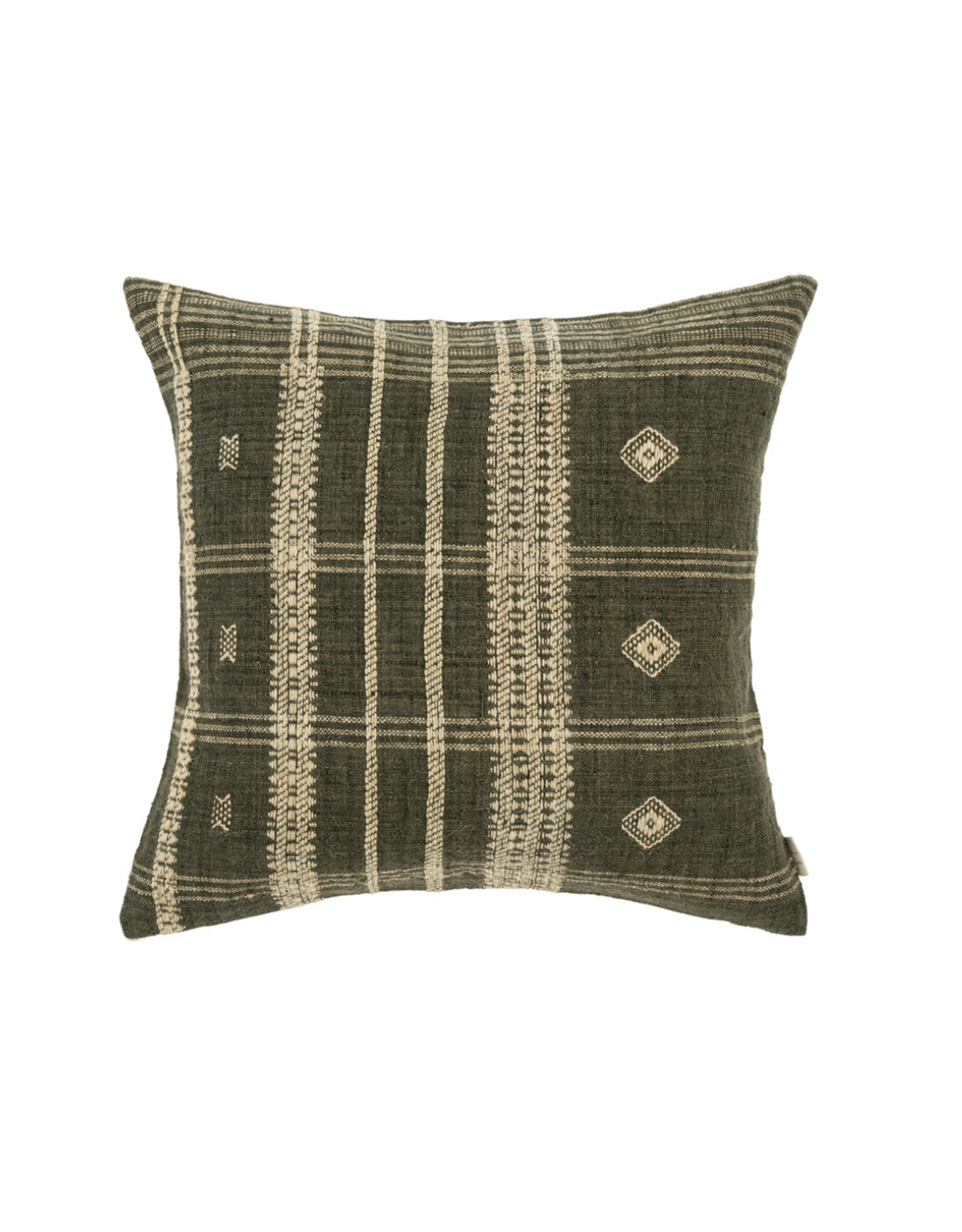 Bhujodi Wool Handloom Pillow - Cedar, 20x20