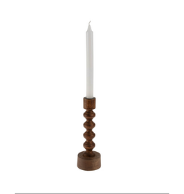 Woodspun Candle Holder -Large