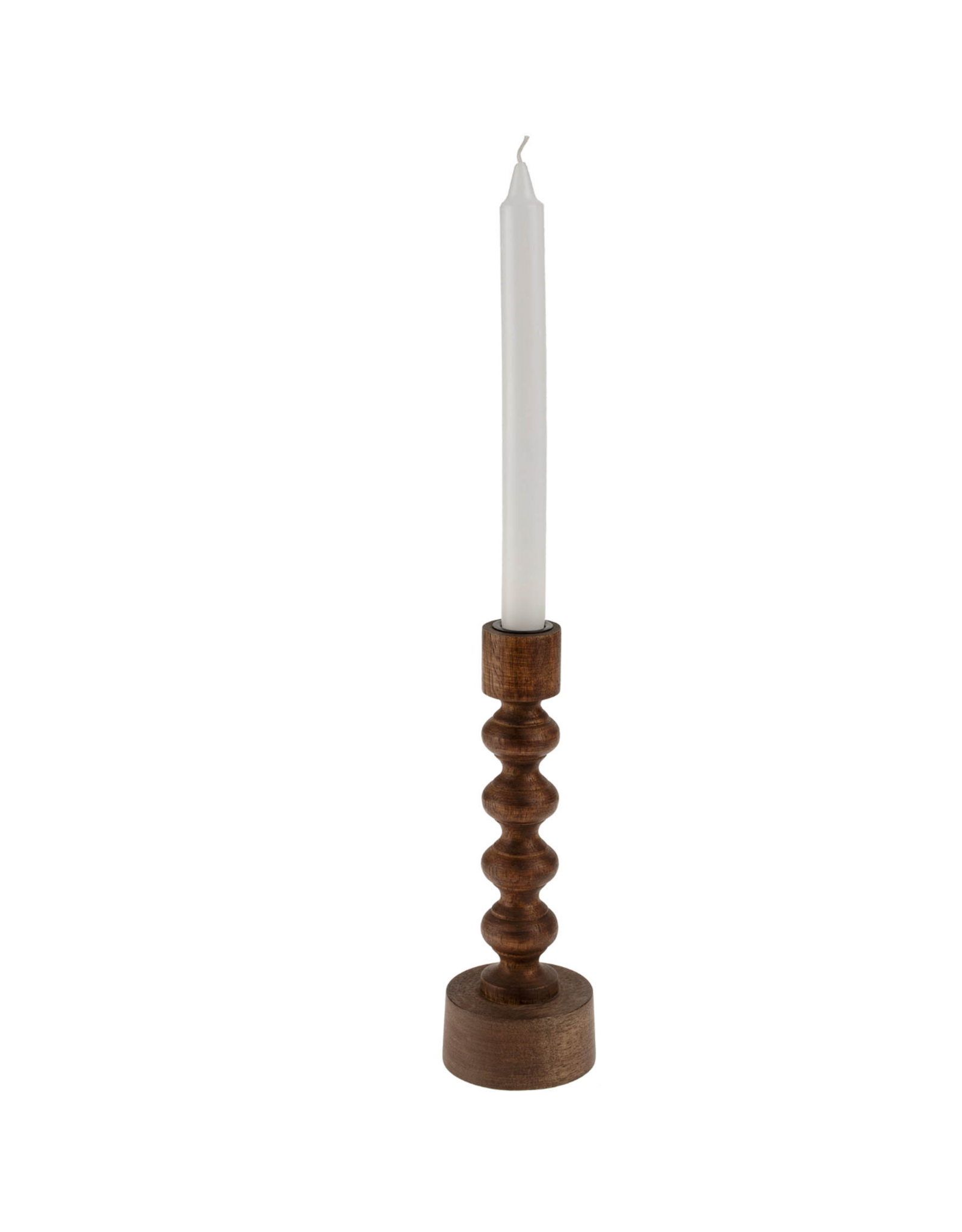 Woodspun Candle Holder -Medium
