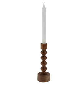 Woodspun Candle Holder -Medium