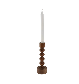 Woodspun Candle Holder -Medium