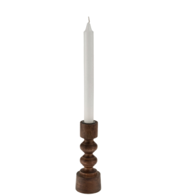 Woodspun Candle Holder -Small