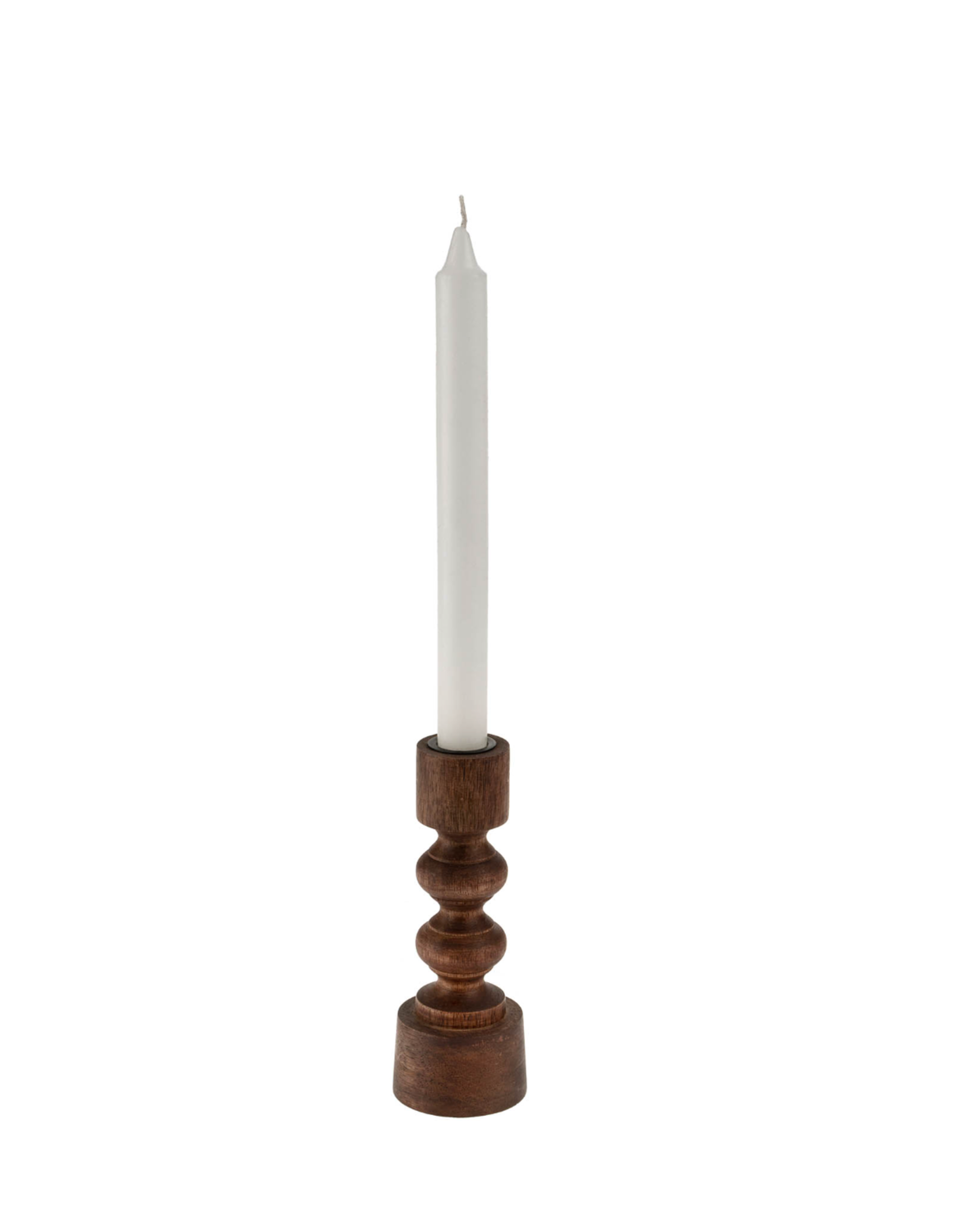 Woodspun Candle Holder -Small