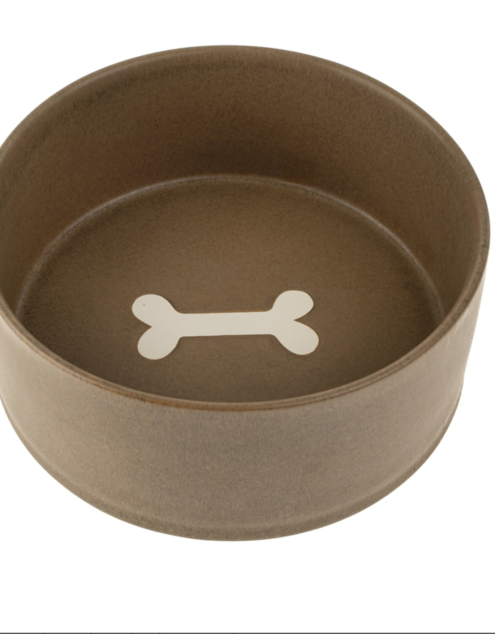 Pottery Pet Bowl Earth Large