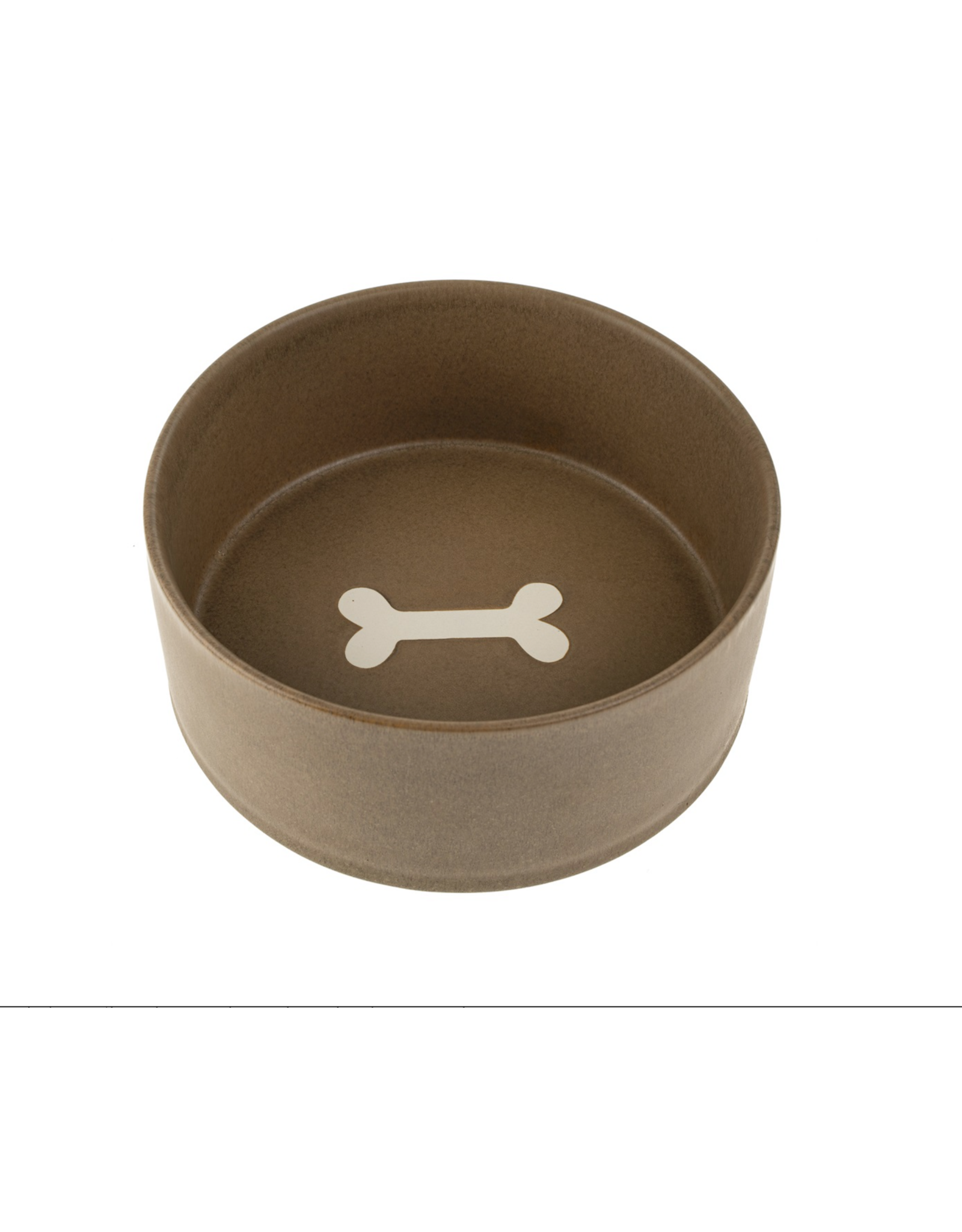 Pottery Pet Bowl Earth Large