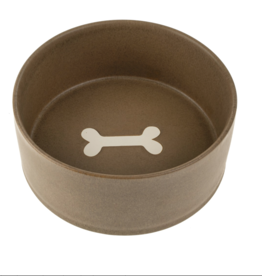 Pottery Pet Bowl Earth Large