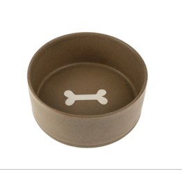 Pottery Pet Bowl Earth Large