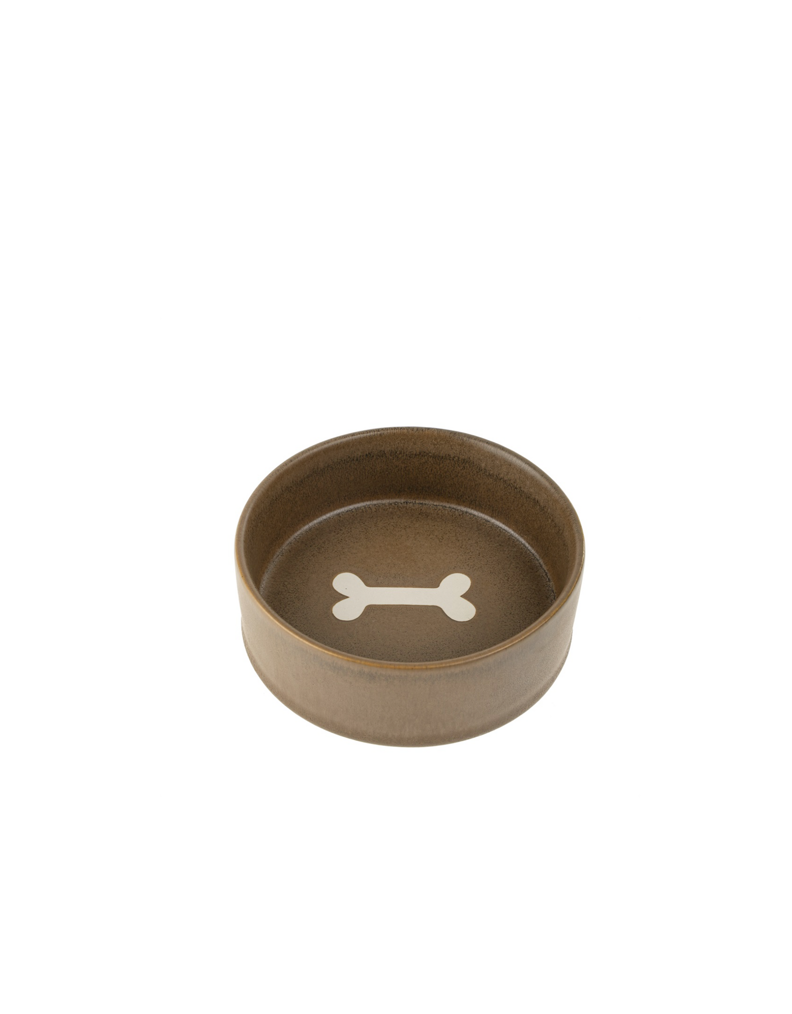 Pottery Pet Bowl Earth Small