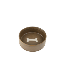 Pottery Pet Bowl Earth Small