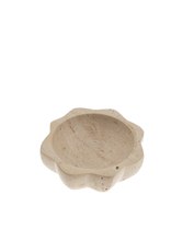 Travertine Lotus Salt Bowl Travertine Lotus Salt Bowl