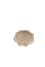 Travertine Lotus Salt Bowl