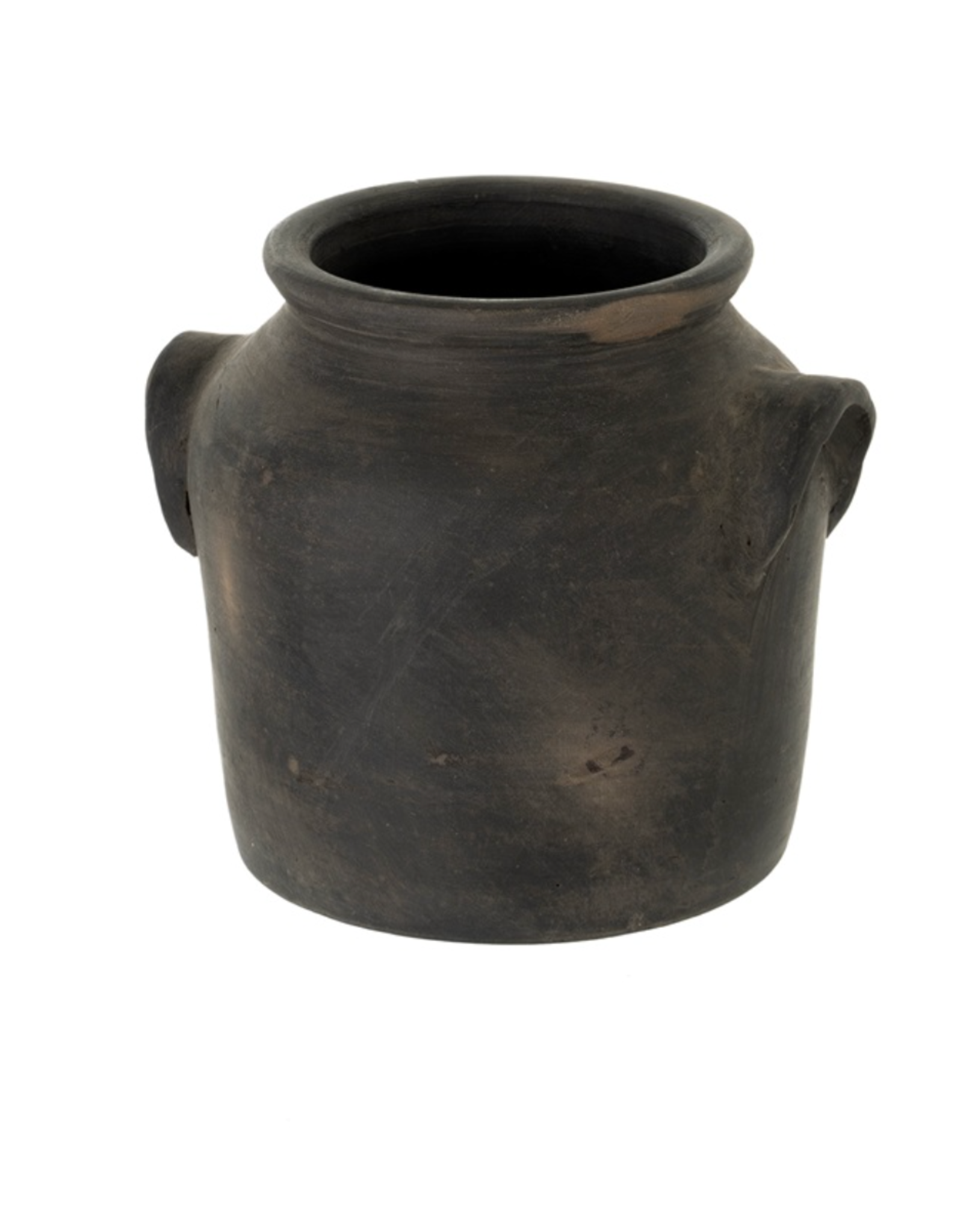 Milos Burnt Terracotta Urn S